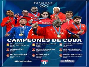 Tras participar en los Juegos Olímpicos 2024 regresa equipo olímpico cubano.