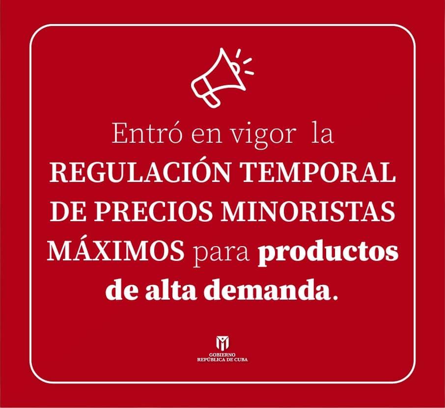 Nuevas regulaciones del Estado cubano.